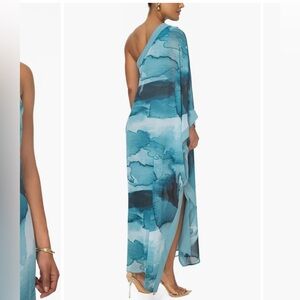 Mariel One-Shoulder Long Sleeve Maxi Dress